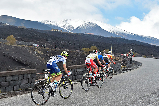 Climbing Mount Etna